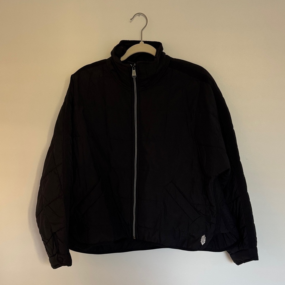 Free People Movement Pippa Black Puffer Jacket
